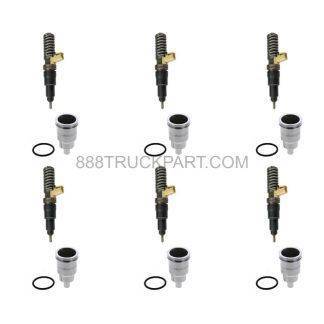 Volvo D11 85143381 OEM Fuel Injector 6 Pack
